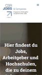 Mobile Screenshot of csr-jobs.de